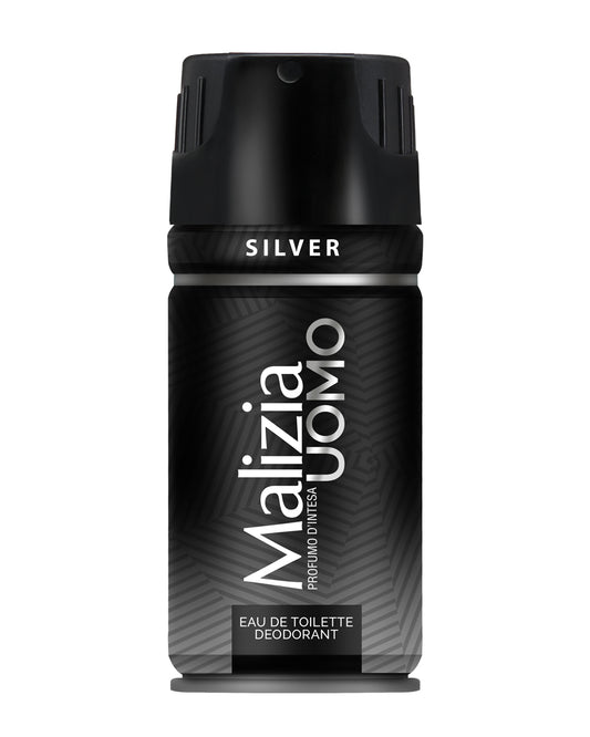 MALIZIA UOMO DEODORANT SILVER 200ML