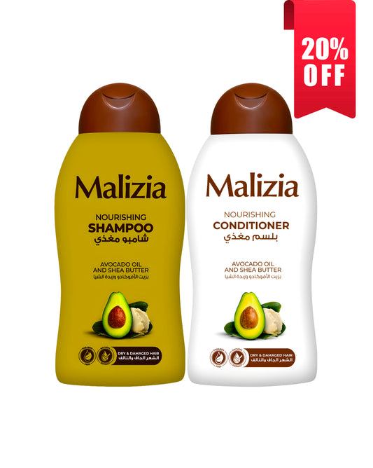 SHAMPOO+CONDITIONER AVOCADO & SHEA BUTTER 400ML 20% OFF