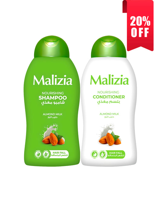 SHAMPOO +CONDITIONER ALMOND 400ML 20% OFF