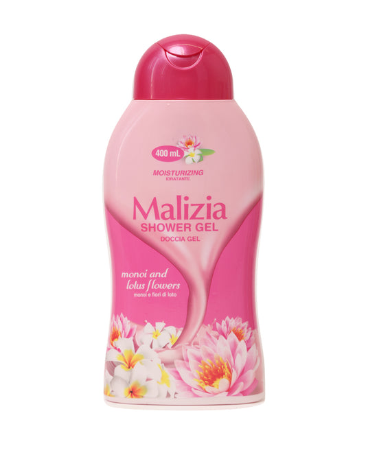 MALIZIA SHOWER GEL MONOI AND LOTUS FLOWERS 400ML