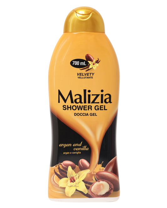 MALIZIA SHOWER GEL ARGAN AND VANILLA 700ML