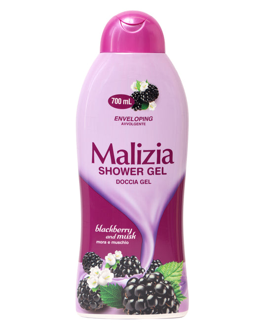 MALIZIA SHOWER GEL BLACKBERRY AND MUSK 700ML
