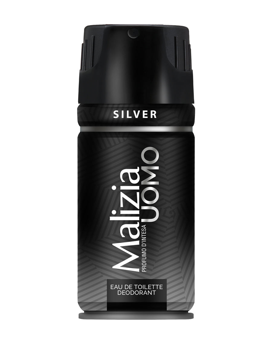MALIZIA UOMO DEODORANT SILVER 200ML