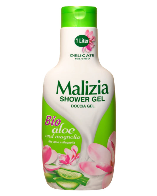 MALIZIA SHOWER GEL BIO ALOE VERA AND MAGNOLIA 1L