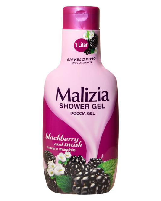 MALIZIA SHOWER GEL BLACKBERRY AND MUSK 1L