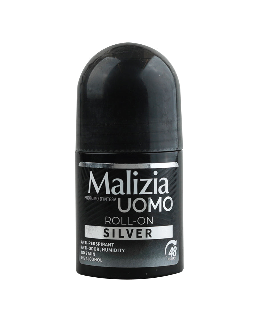 MALIZIA UOMO ROLL-ON SILVER 50ML