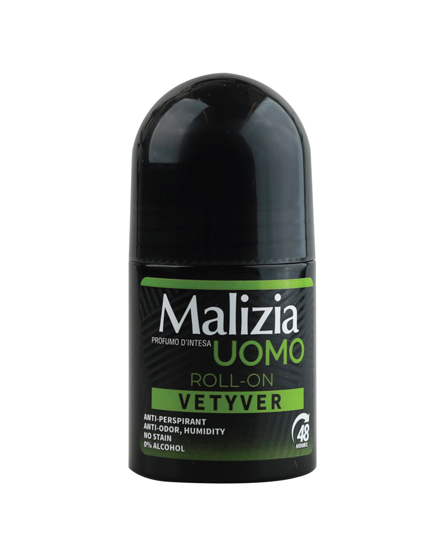 MALIZIA UOMO ROLL-ON VETYVER 50ML