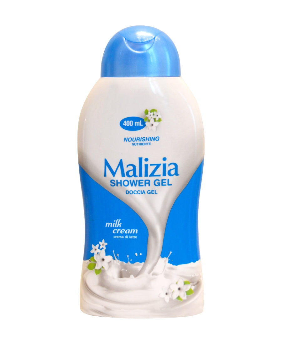 MALIZIA SHOWER GEL MILK CREAM 400ML