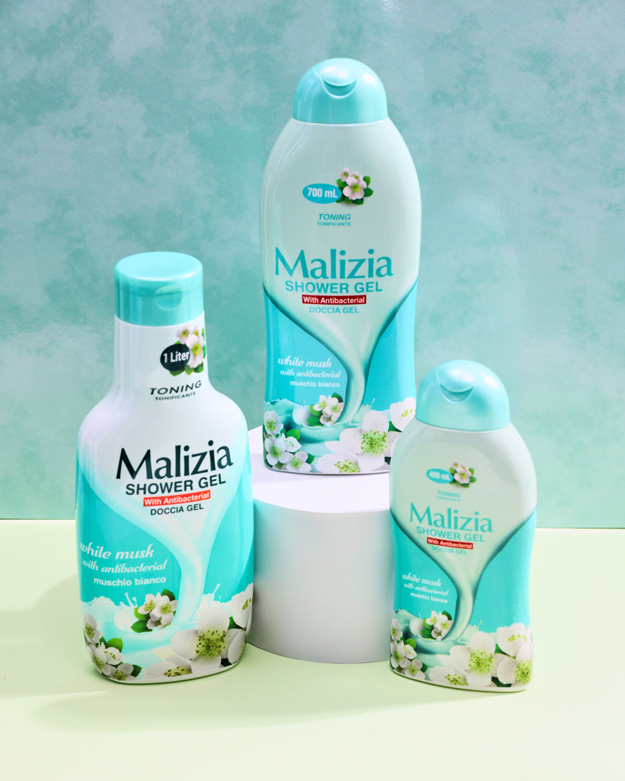 MALIZIA SHOWER GEL WHITE MUSK 700ML
