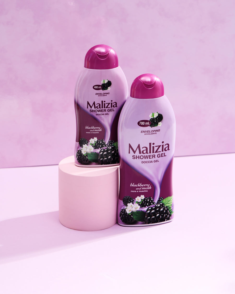MALIZIA SHOWER GEL BLACKBERRY AND MUSK 400ML