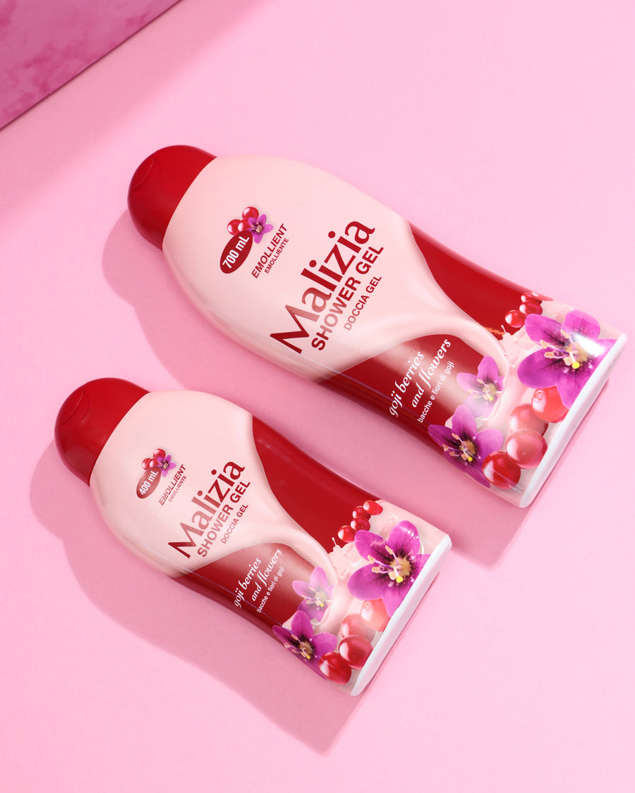 MALIZIA SHOWER GEL GOJI BERRIES AND FLOWERS 400ML