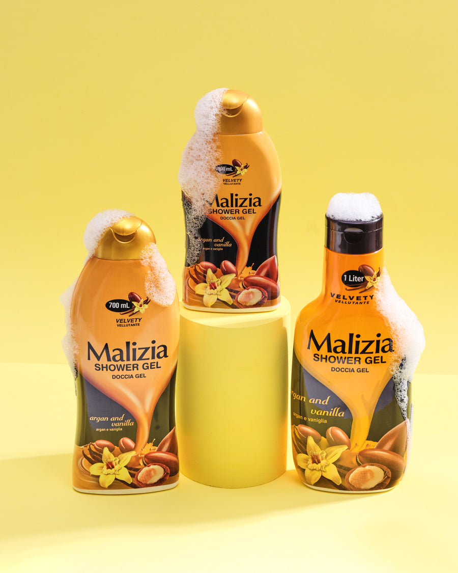 MALIZIA SHOWER GEL ARGAN AND VANILLA 1L