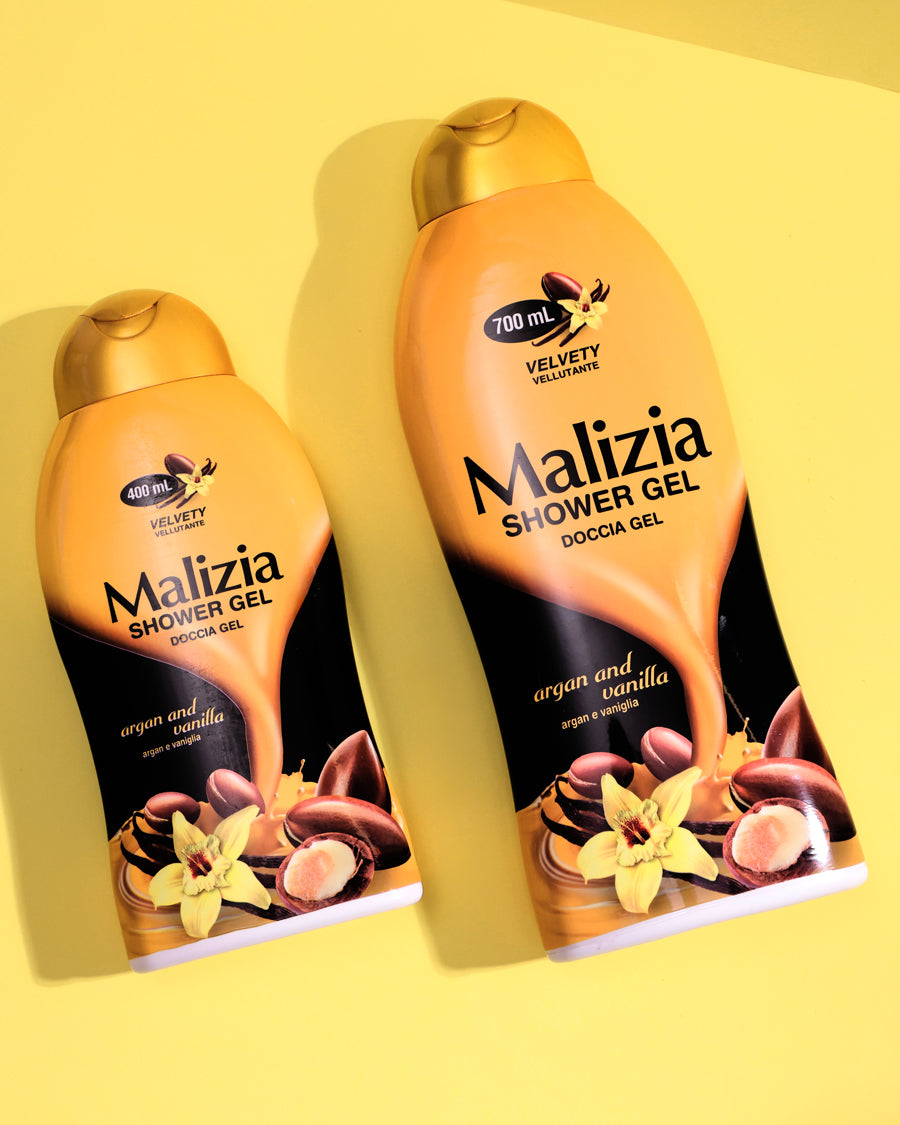 MALIZIA SHOWER GEL ARGAN AND VANILLA 400ML