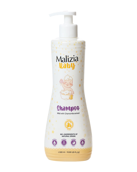 MALIZIA BABY SHAMPOO WITH MILD CHAMOMILE EXTRACT 500ML