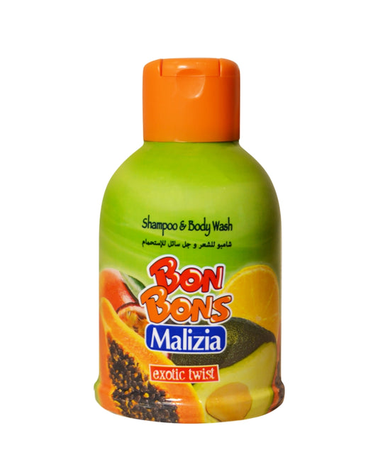 MALIZIA BONBONS SHAMPOO AND BODY WASH EXOTIC TWIST 400ML