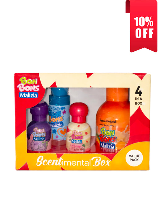 Bonbons 1 Shower Gel Milk & Peach + 1 Deodorant + 2* Malizia Bonbons Eau De Toilette 50 ML