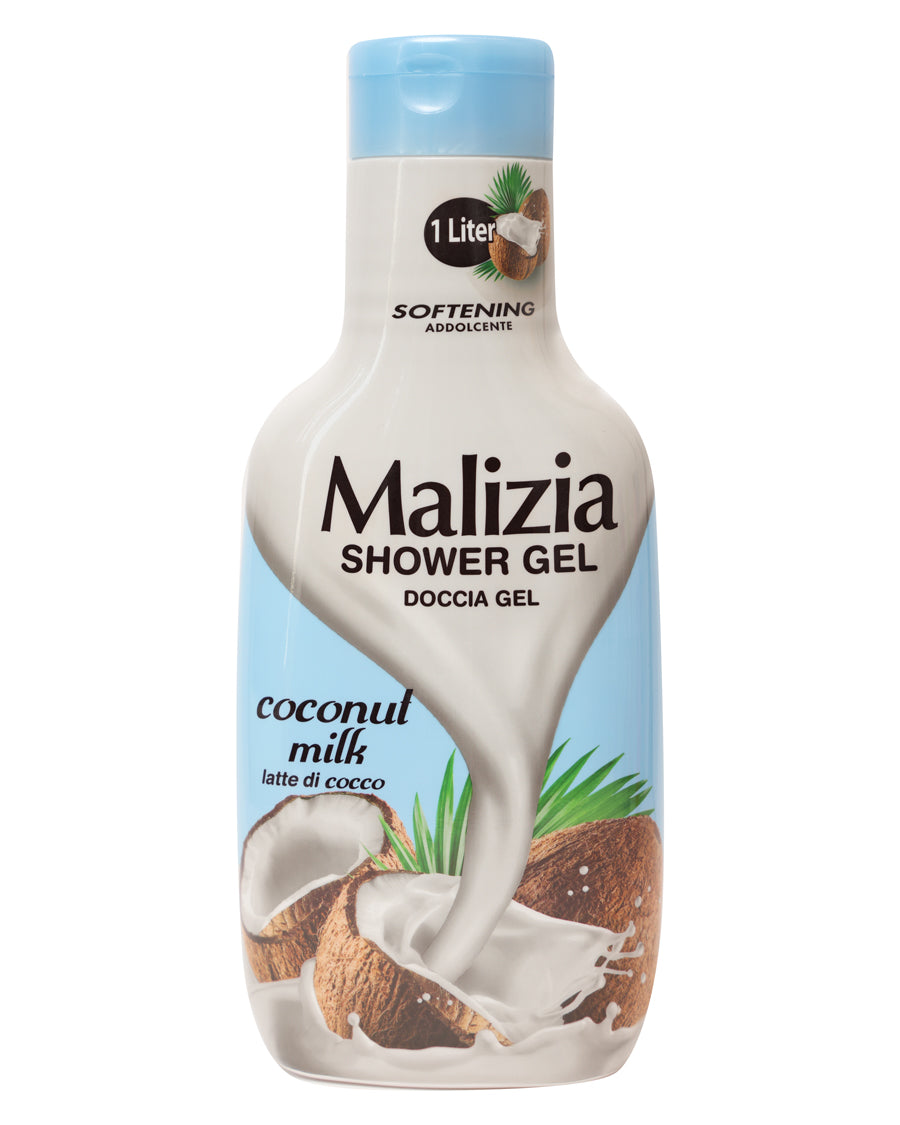 MALIZIA SHOWER GEL COCONUT MILK 1L