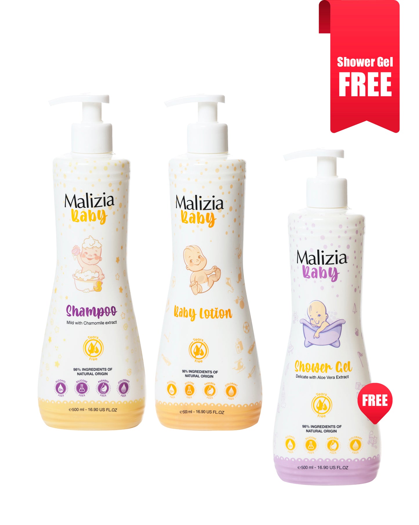 buy shampoo And cleansing milk get shower gel free gift