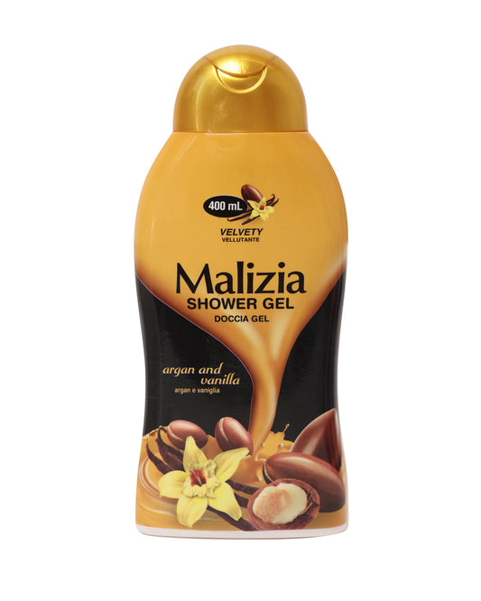 MALIZIA SHOWER GEL ARGAN AND VANILLA 400ML