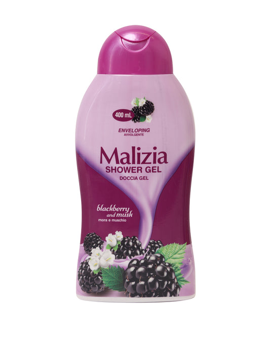 MALIZIA SHOWER GEL BLACKBERRY AND MUSK 400ML