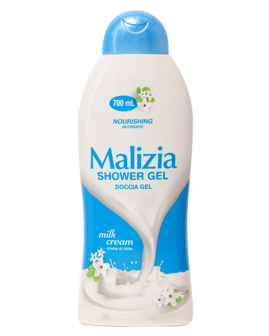 MALIZIA SHOWER GEL MILK CREAM 700ML